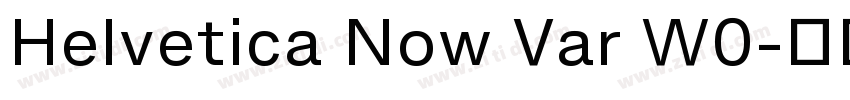 Helvetica Now Var W0字体转换